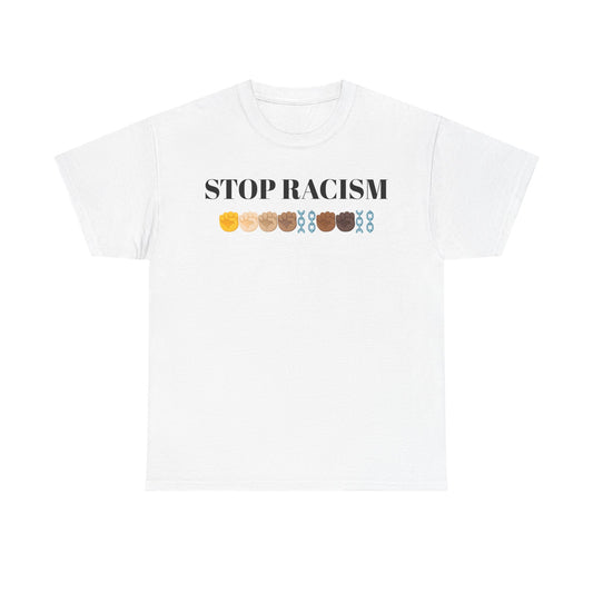 Stop Racism ✊️✊🏻✊🏼✊🏽⛓️✊🏾✊🏿⛓️ T-Shirt