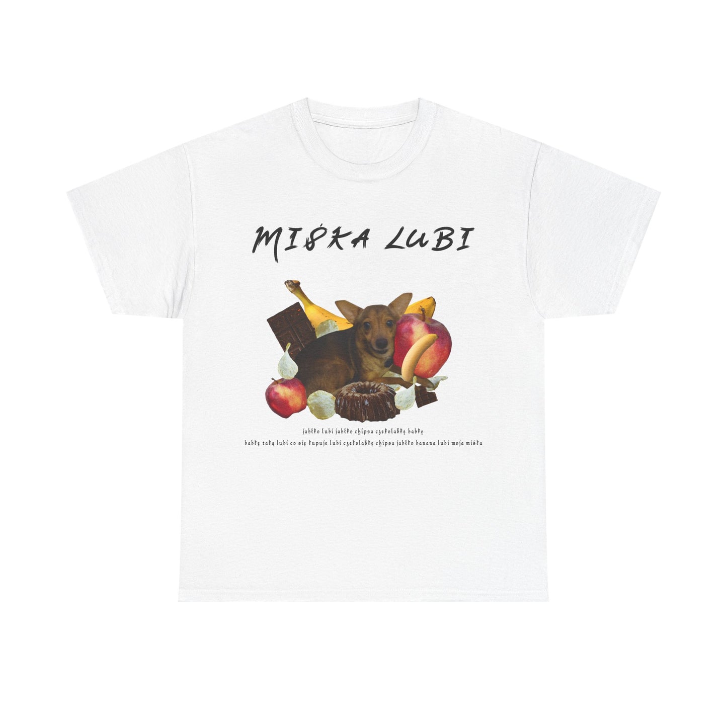 Miśka lubi jabłko... T-Shirt